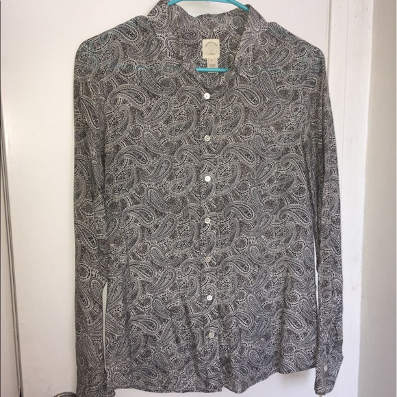 J. Crew Tops - J. CREW | PAISLEY BUTTON DOWN